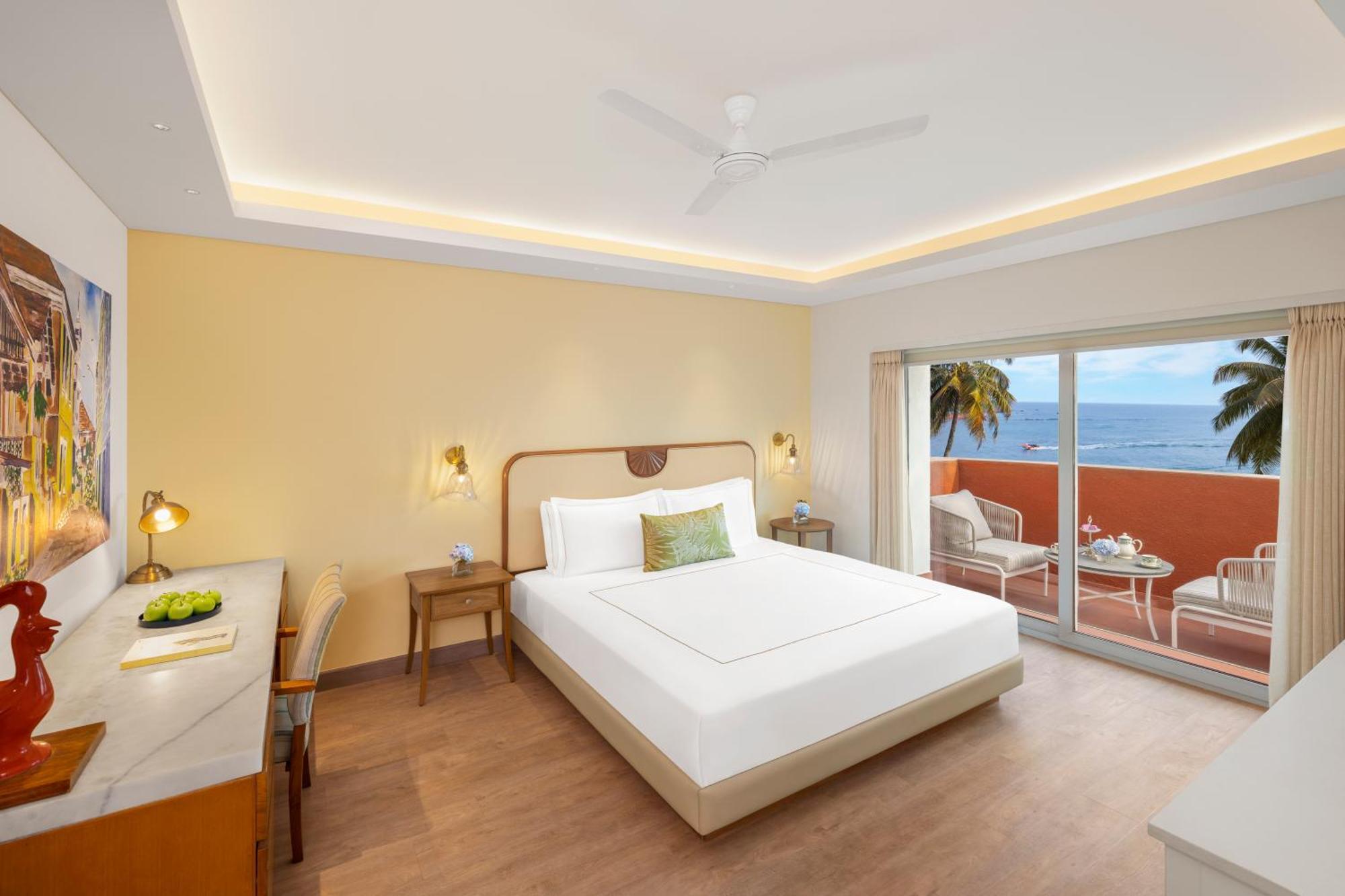 Taj Cidade De Goa Heritage, Goa Santa Cruz Exteriör bild Deluxe Ocean View Room